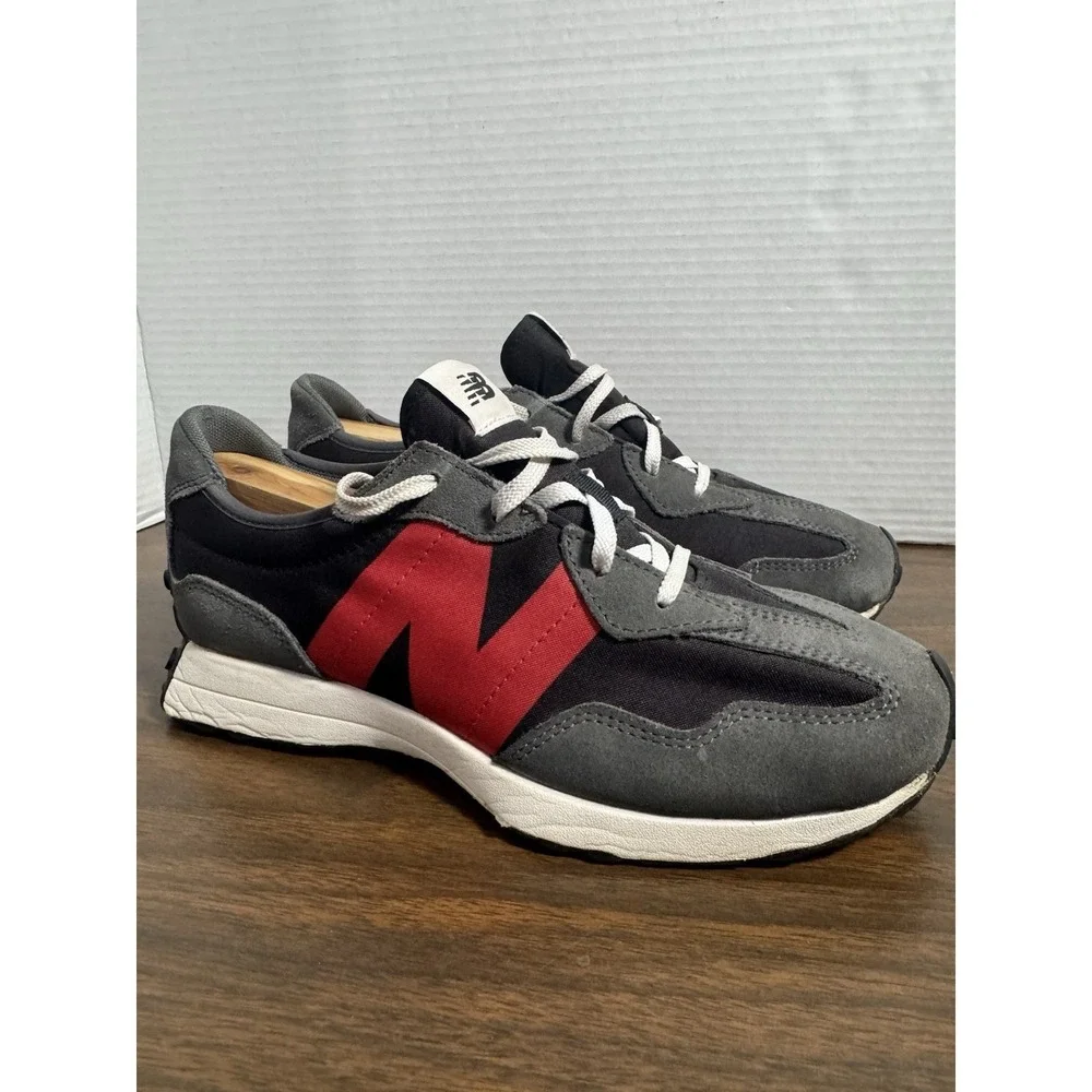 New Balance 327 Magnet Team Red MS327FF Boys Size 7 Lifestyle Sneakers Shoes
